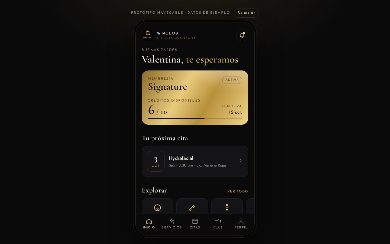 Preview of Wmclinic Club Demo