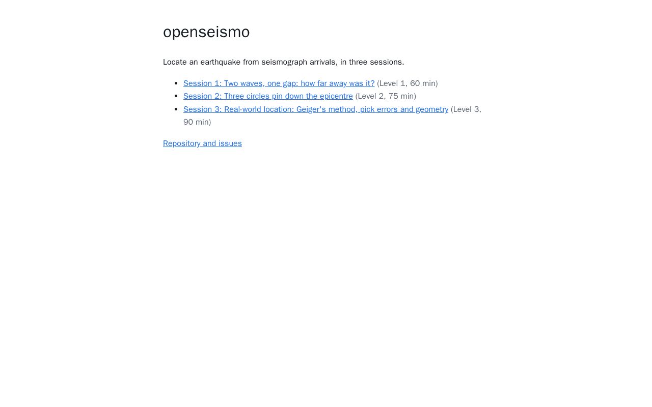 Preview of Openseismo