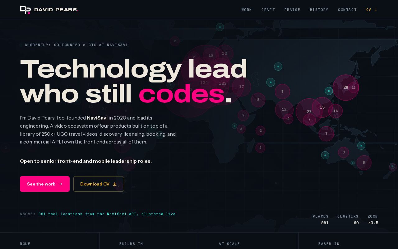 Preview of Portfolio site