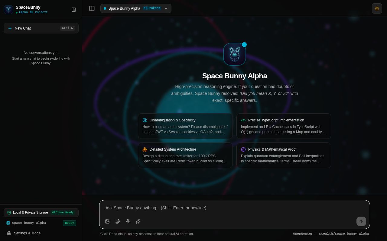 Preview of Space Bunny Gpt