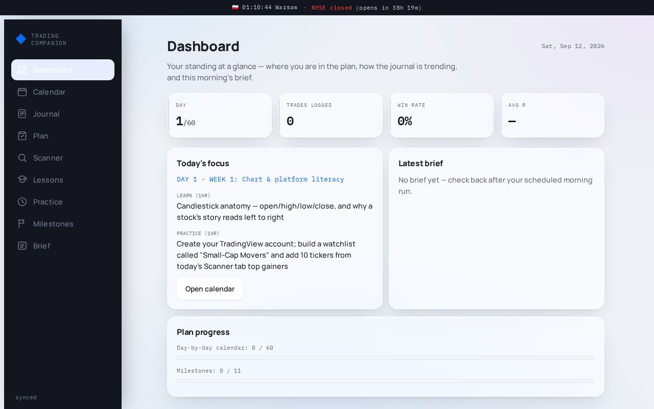 Preview of Trading Companion