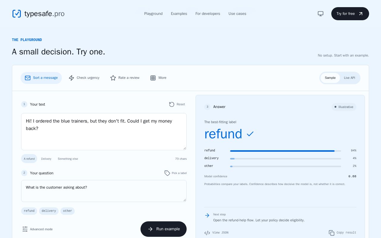 Preview of Typesafe Pro