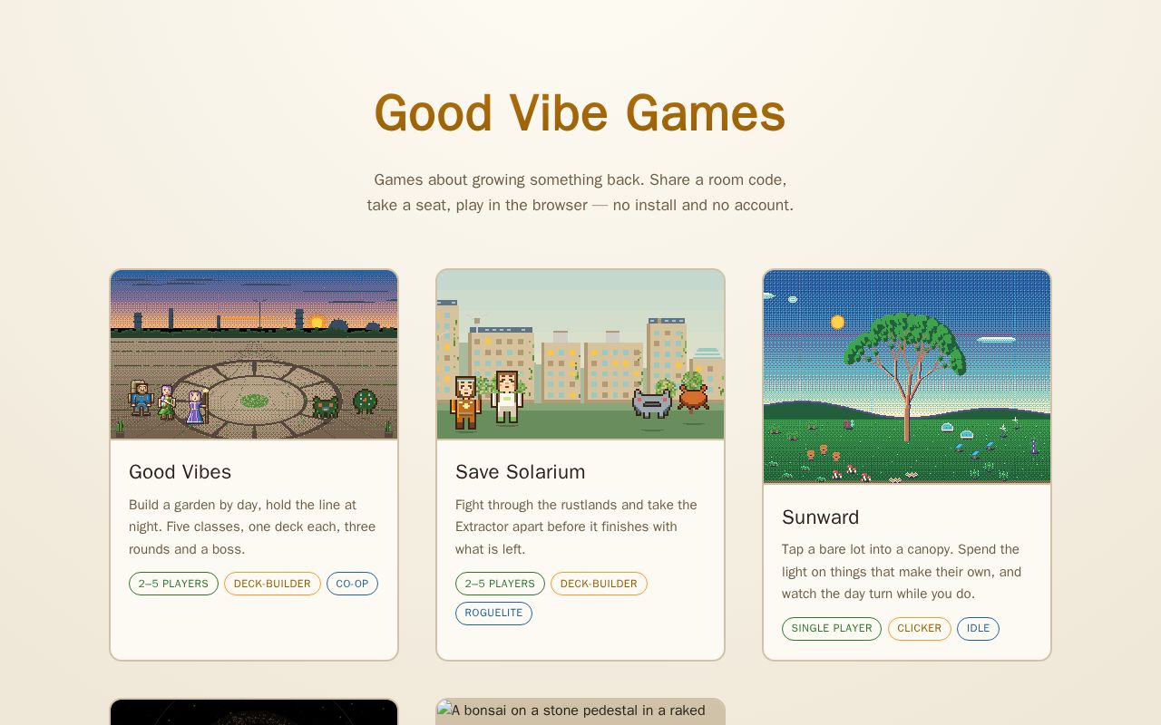 Preview of Just two bro's vibe coding a video game without any communication