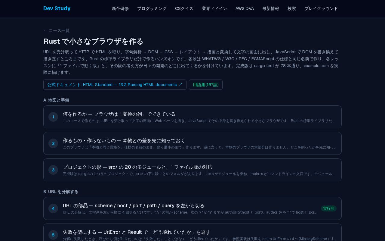 Preview of Rust Tiny Browser