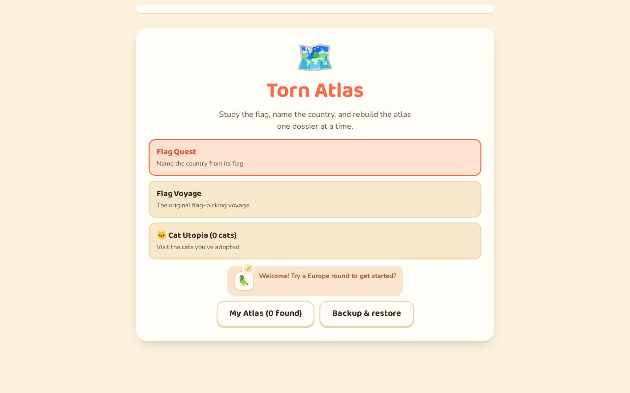 Preview of Torn Atlas