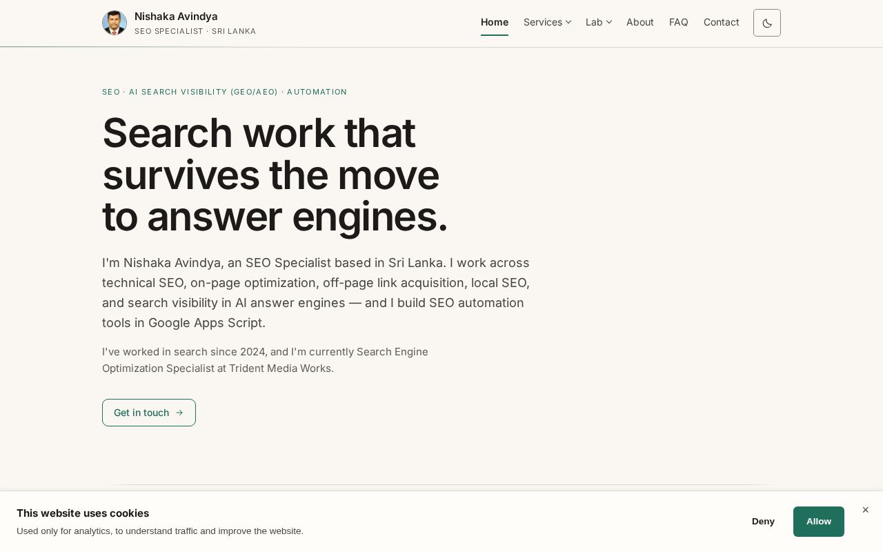Preview of Nishaka Avindya Github Io