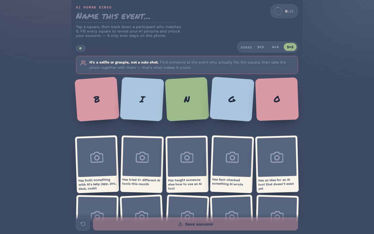 Preview of Humanbingo