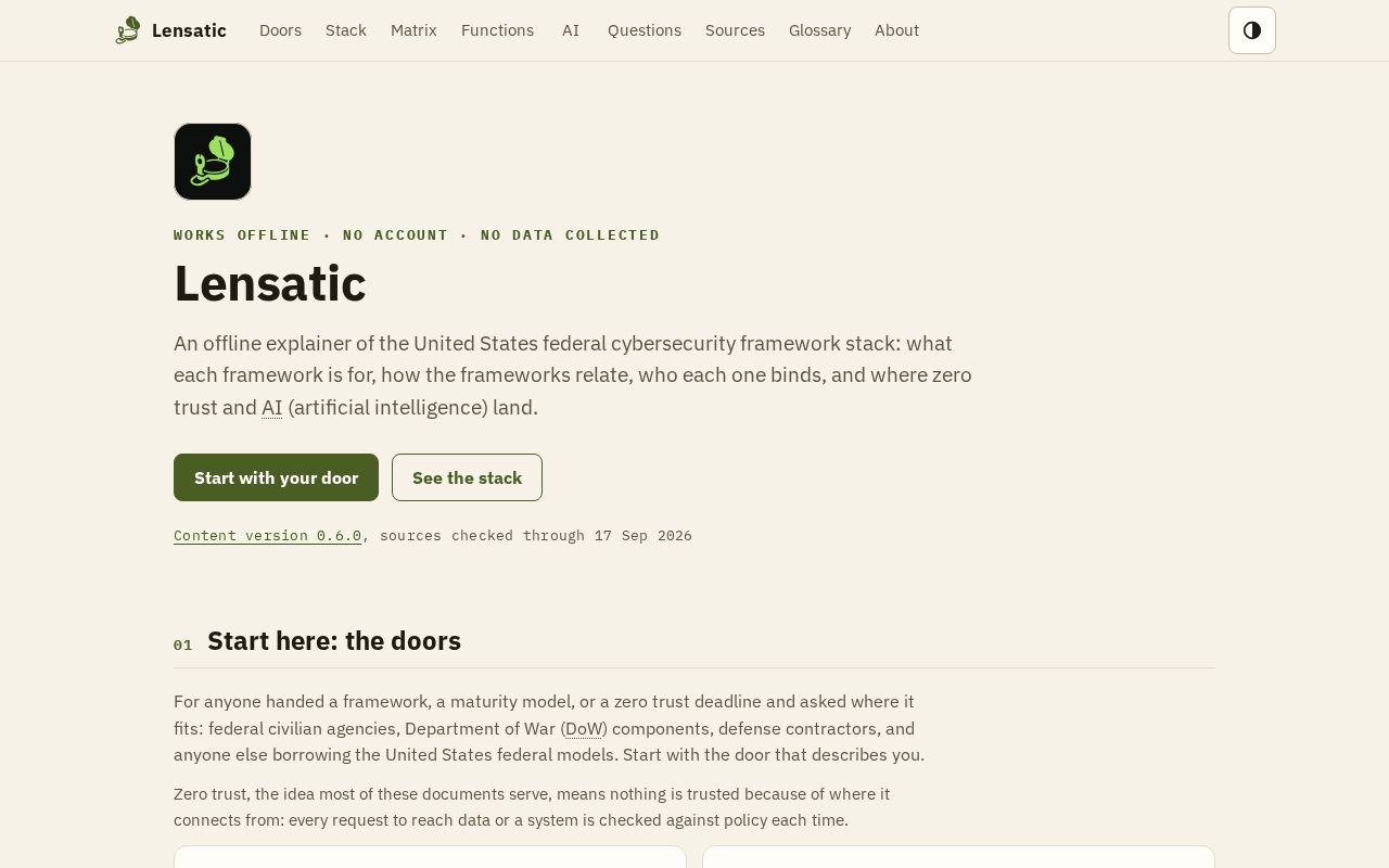 Preview of Lensatic