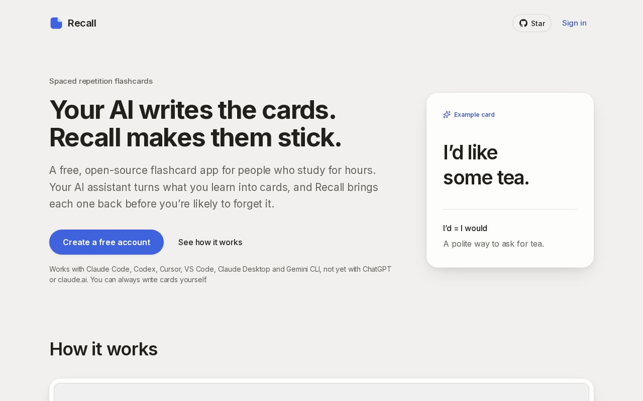 Preview of Recall