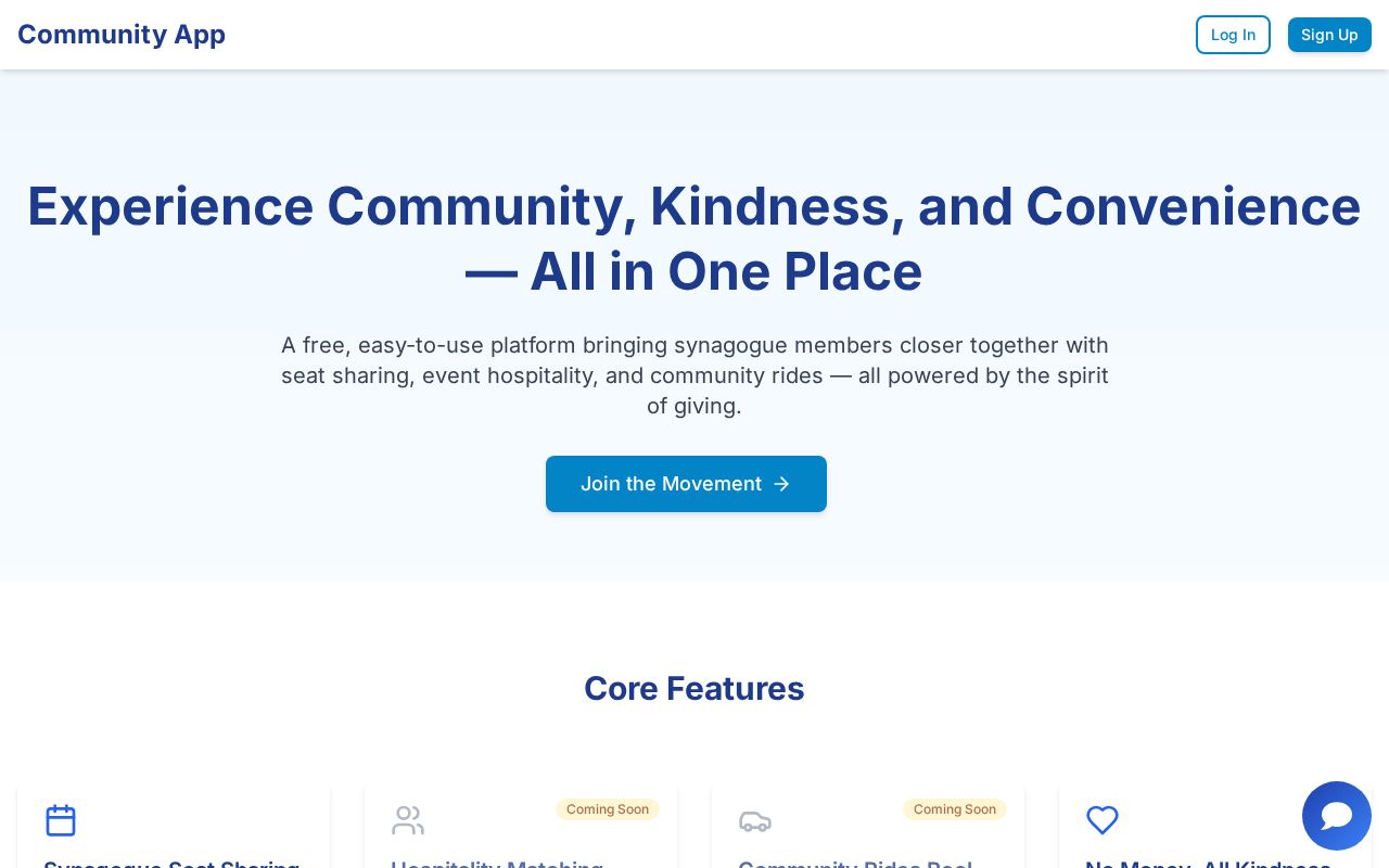 Preview of Community Hub