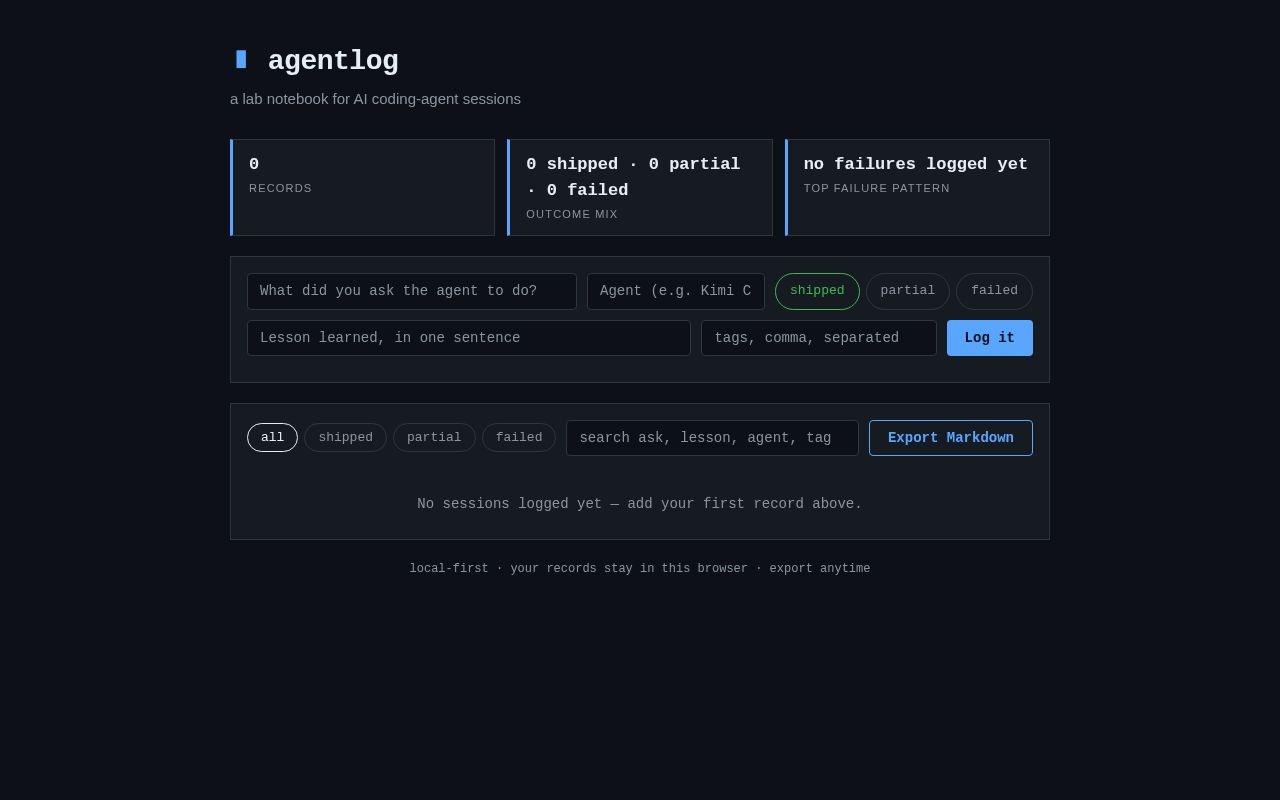 Preview of Agentlog