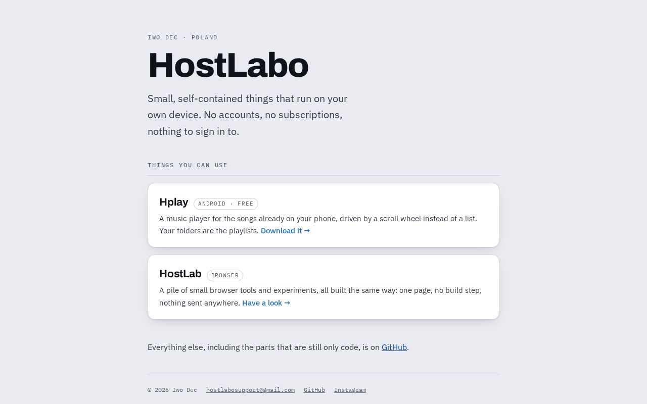 Preview of Iwohost Github Io