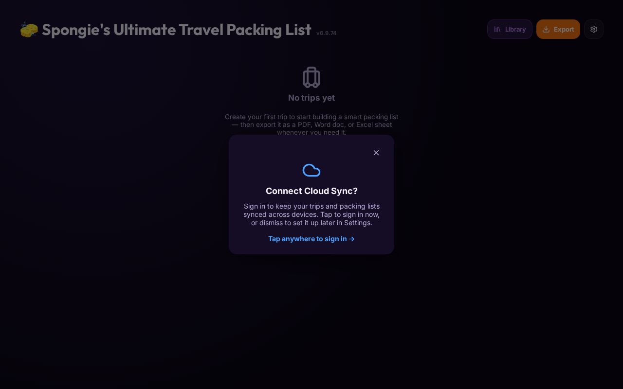 Preview of Ultimate Packing List