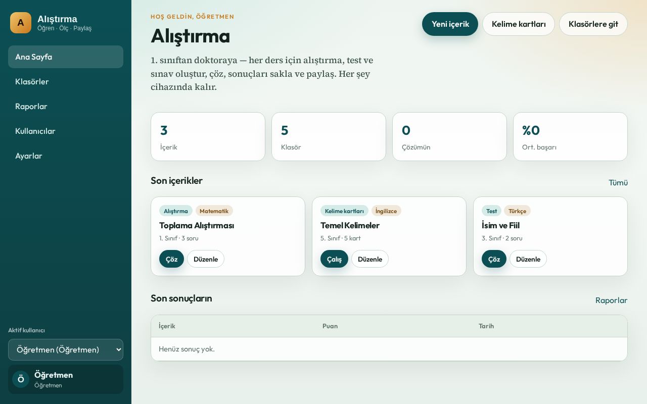 Preview of Alistirma