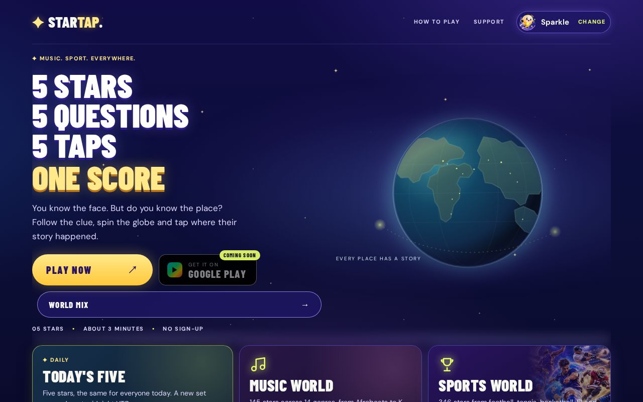 Preview of StarTap