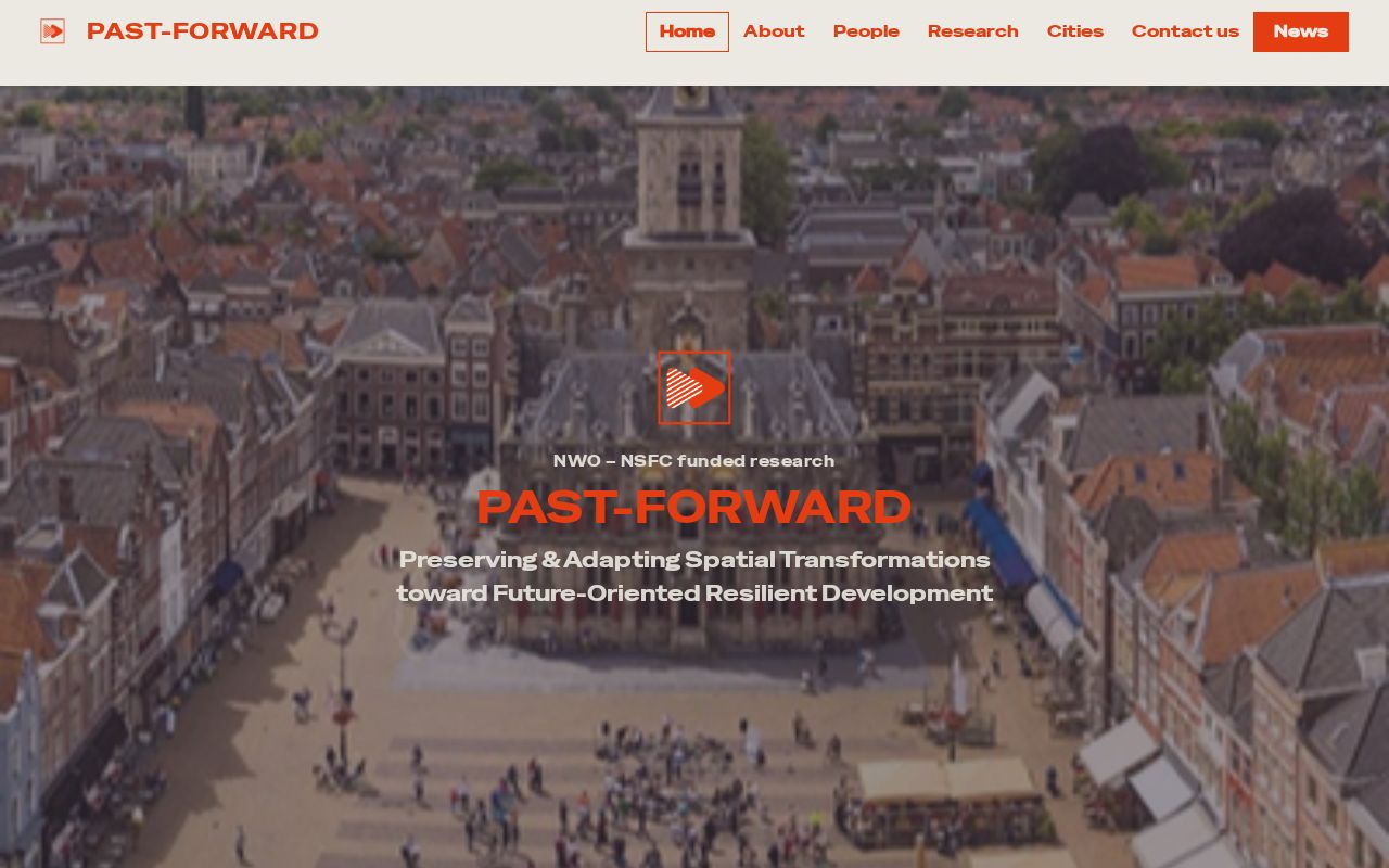 Preview of PAST-FORWARD project website (Quarto)