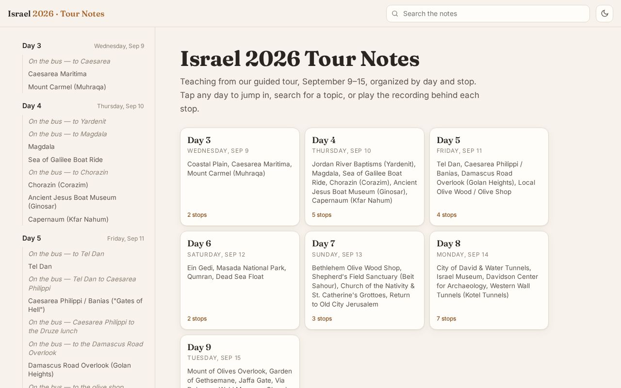 Preview of Israel 2026
