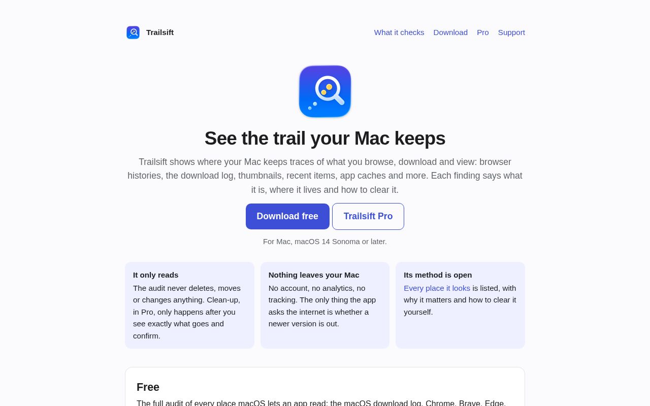 Preview of Trailsift Audit