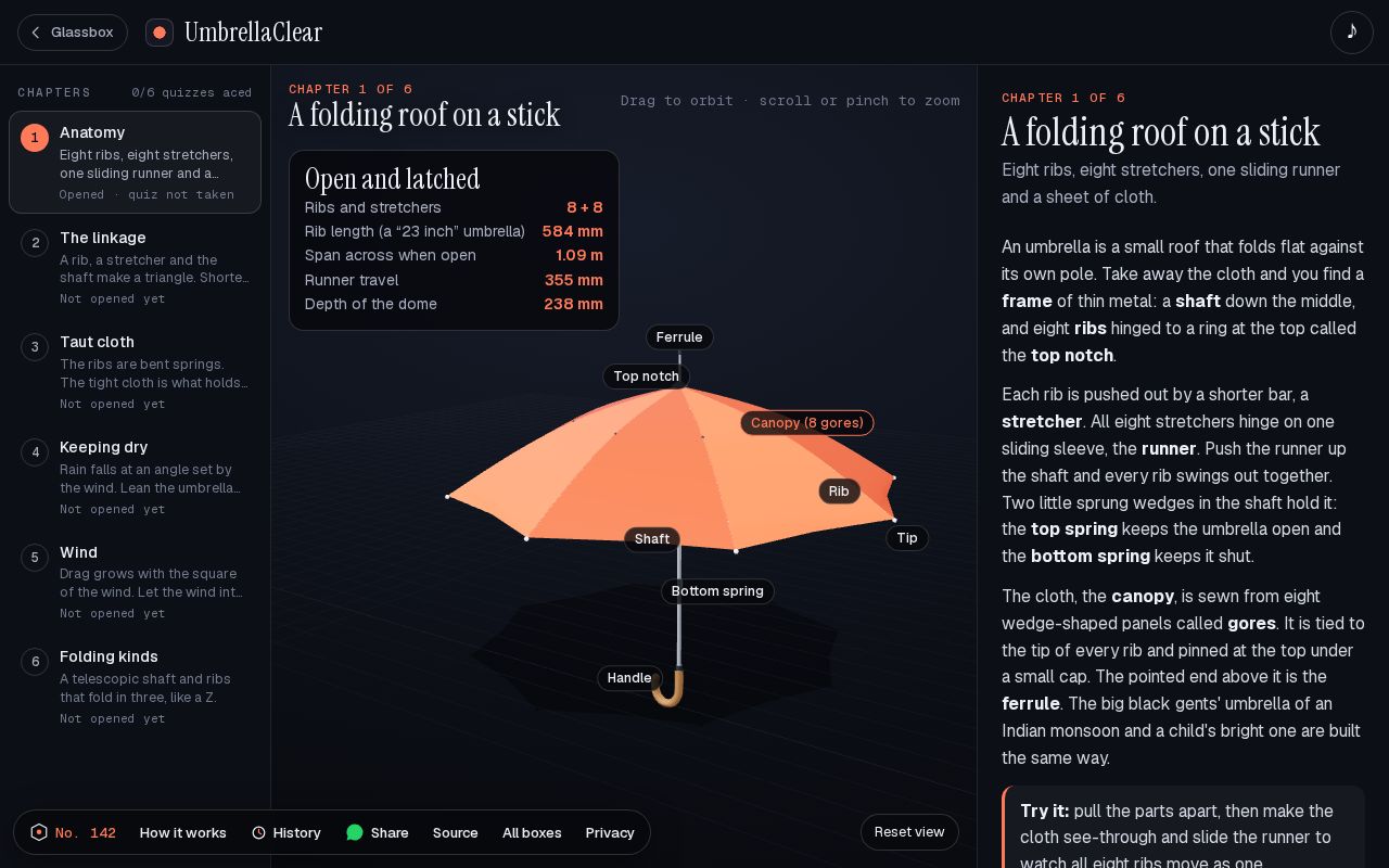 Preview of UmbrellaClear: How does an umbrella work?