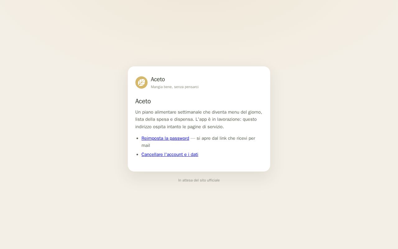 Preview of Aceto Web