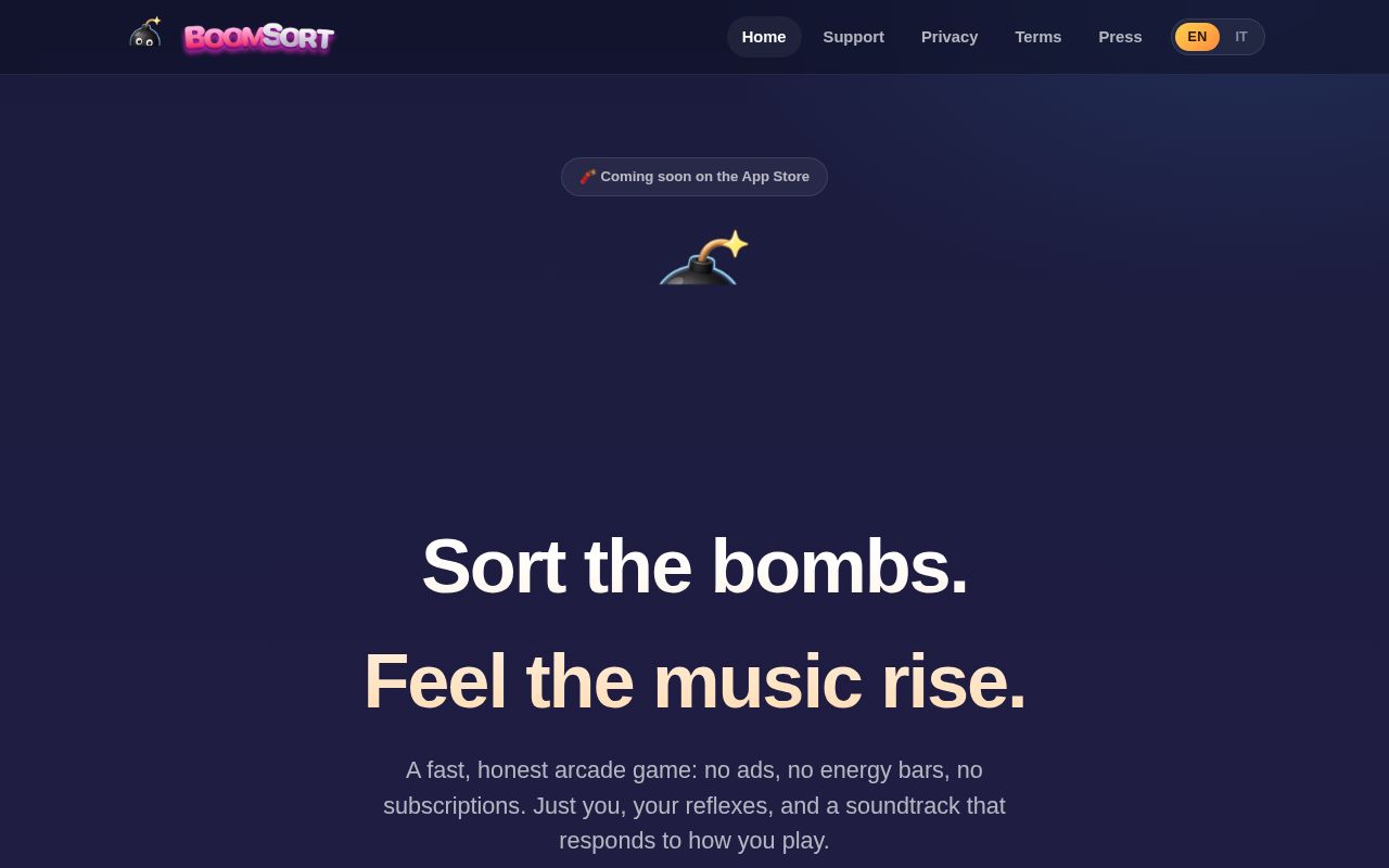 Preview of Boomsort Site