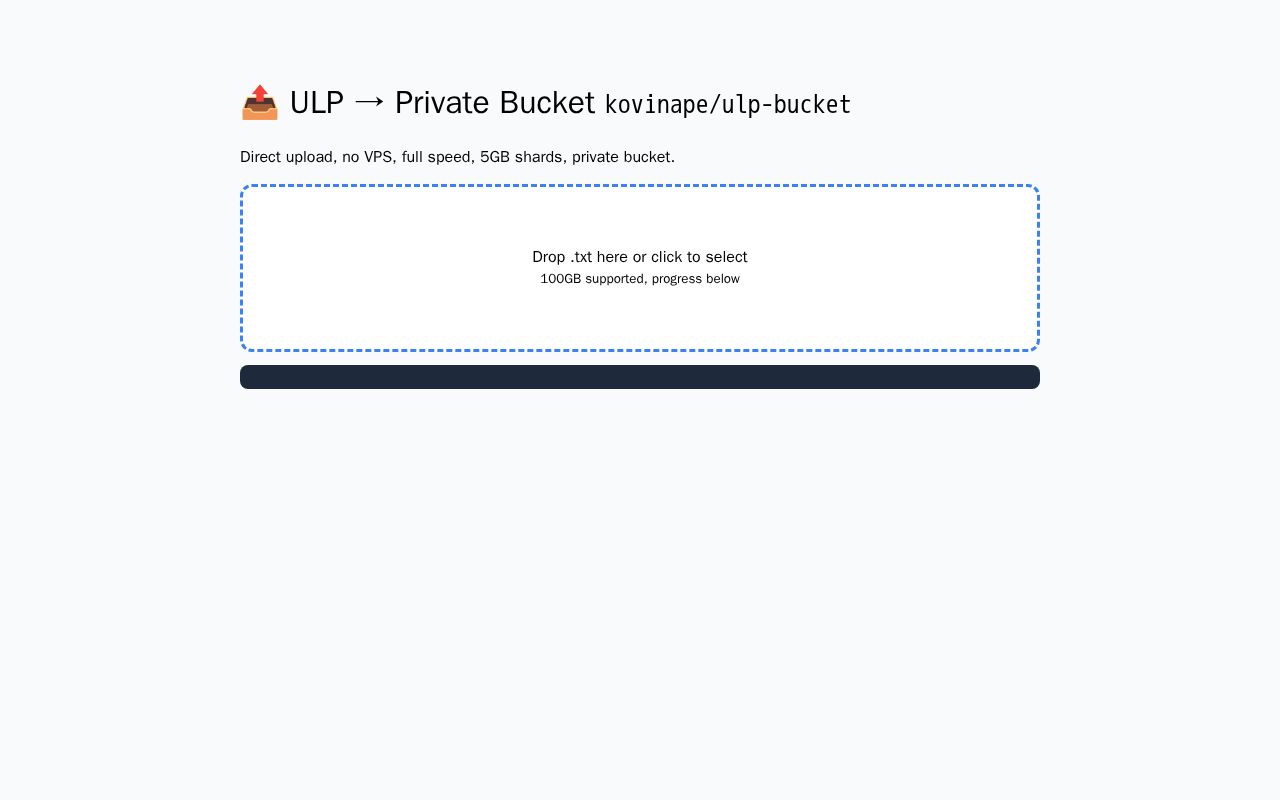Preview of ULP Uploader