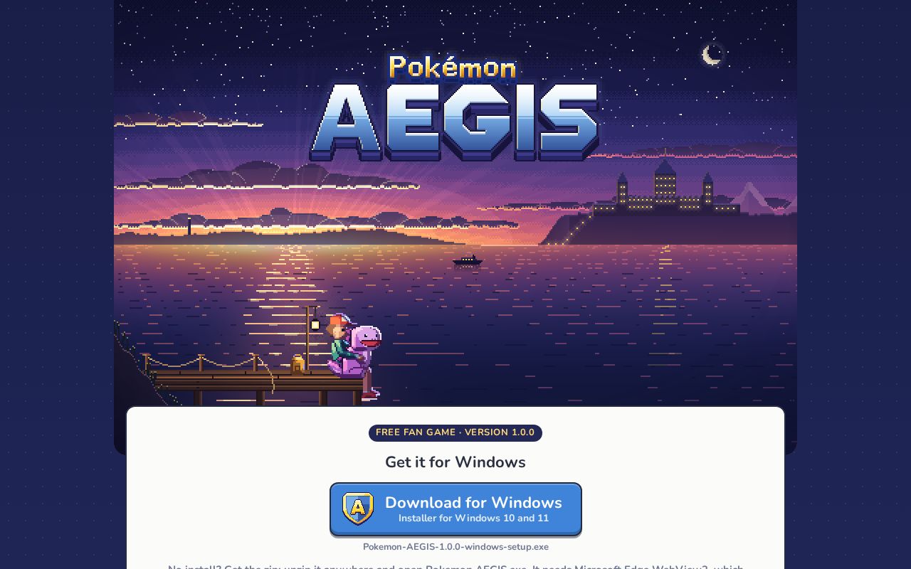 Preview of Pokémon AEGIS