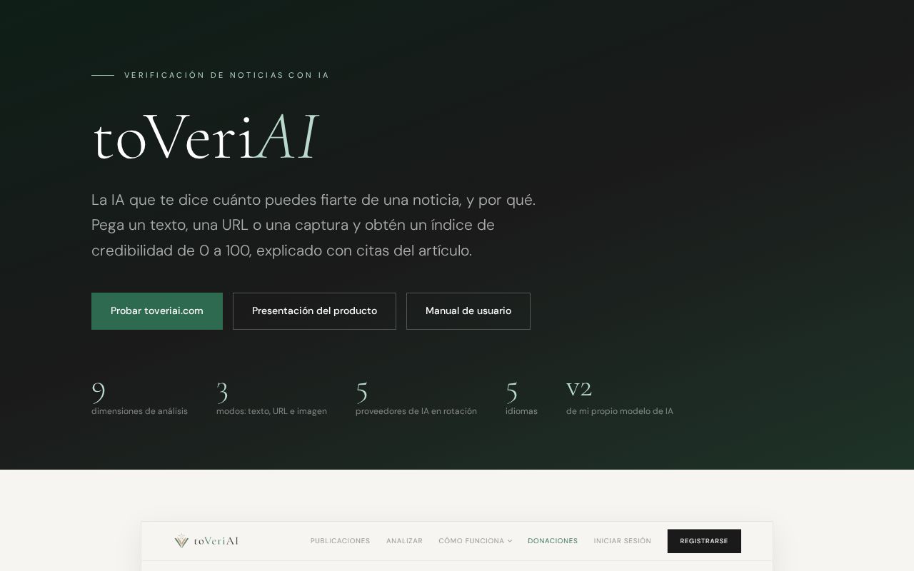 Preview of ToVeriAI