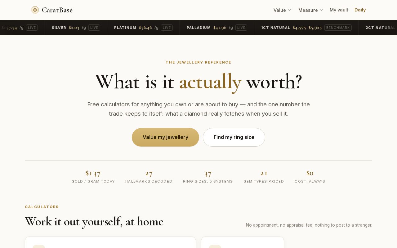 Preview of Caratbase