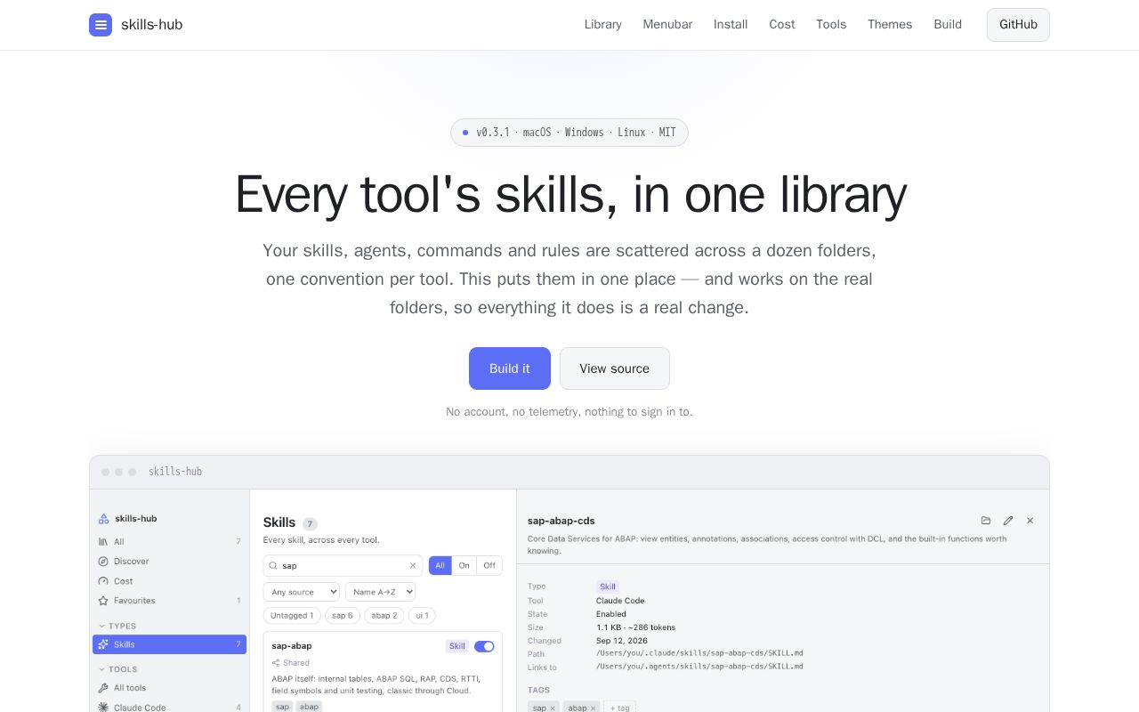 Preview of Skills Hub