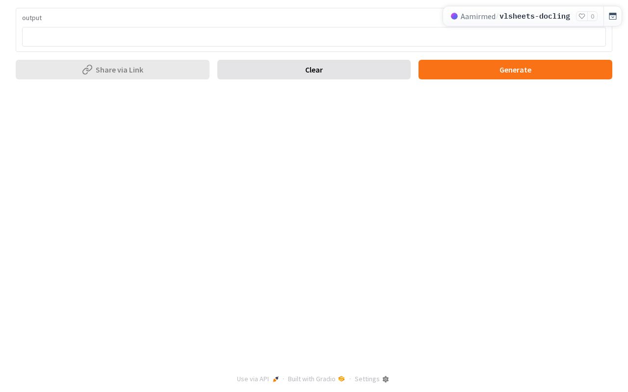 Preview of Vlsheets Docling