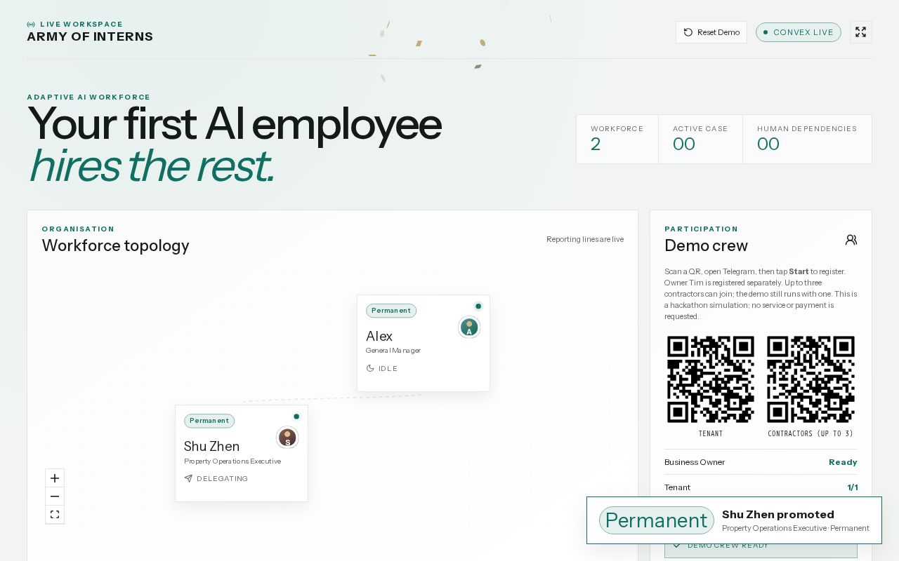 Preview of Autonomous, self-spawning workers at your disposal