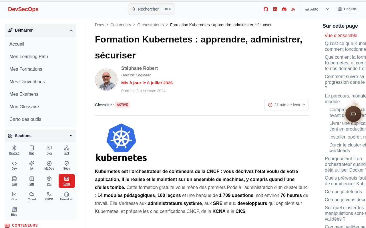 Preview of Kubernetes Dsoxlab Training