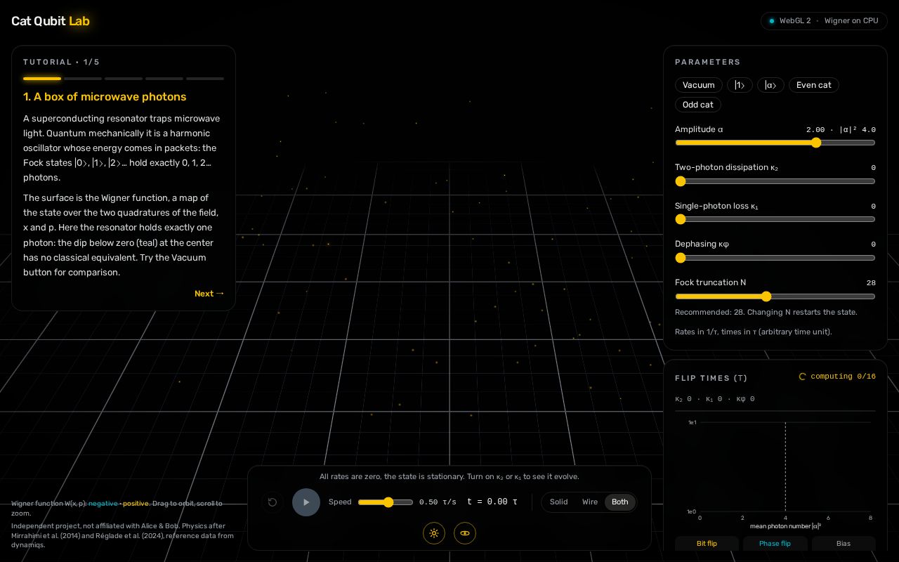 Preview of Cat Qubit Lab