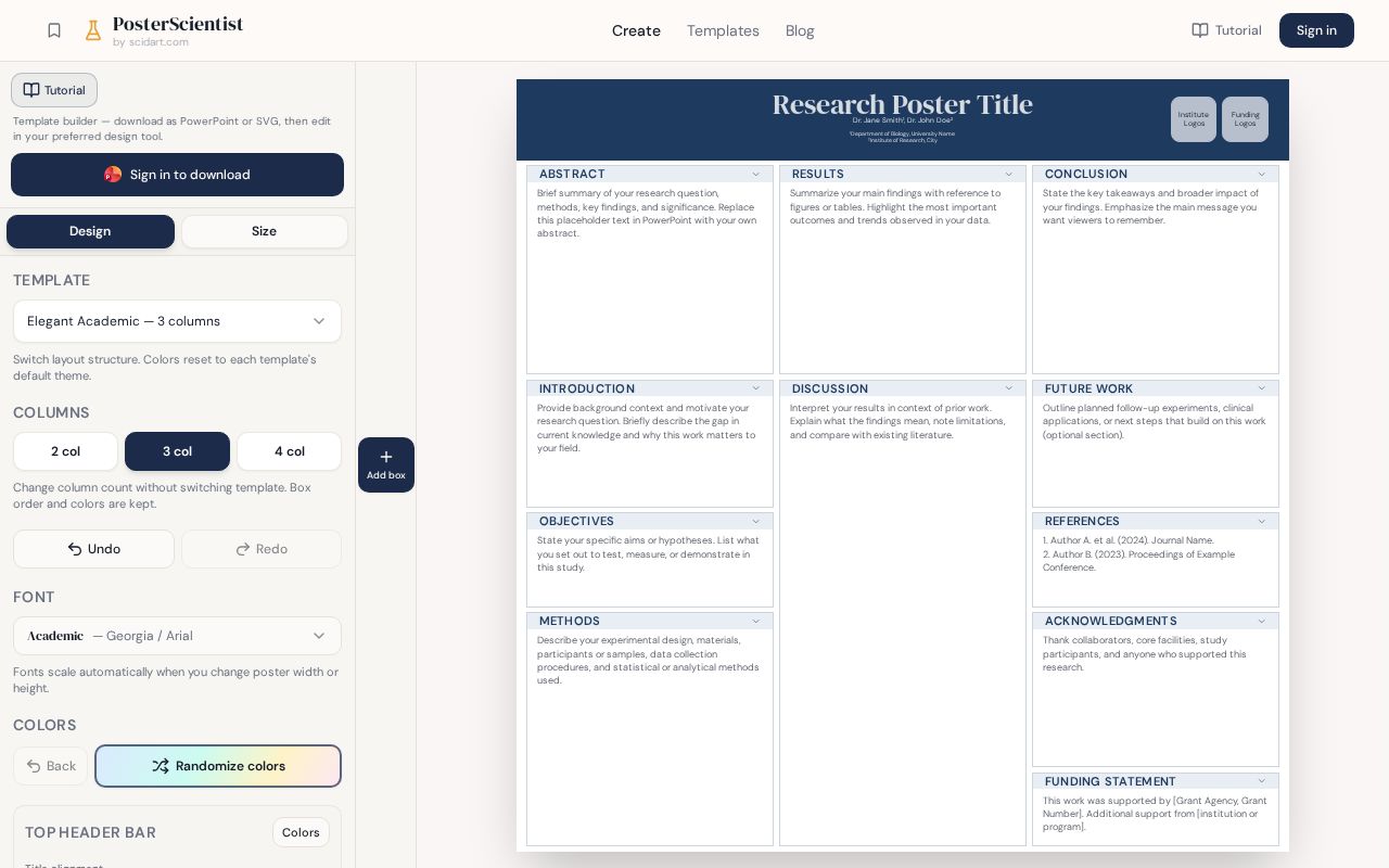 Preview of PosterScientist