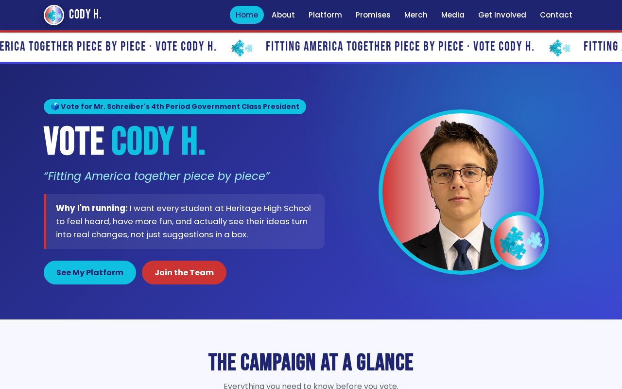 Preview of Gov2026website