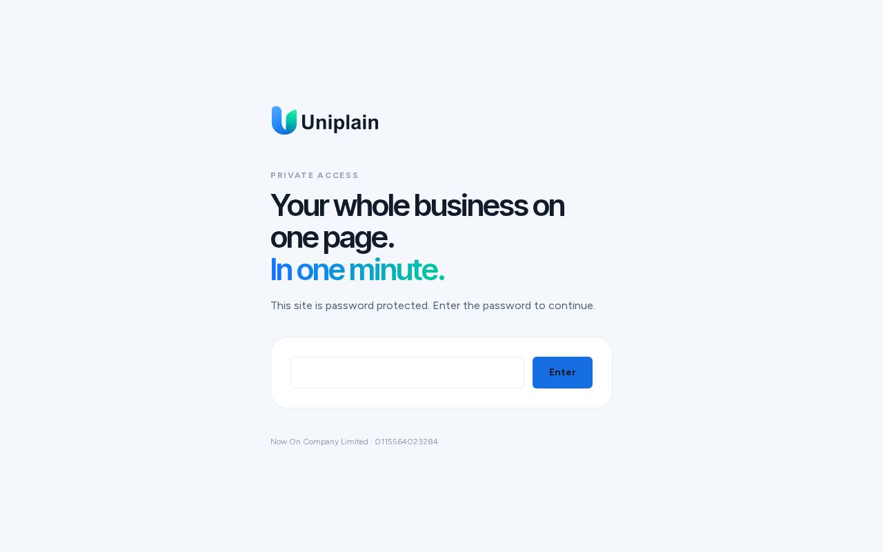Preview of Uniplain