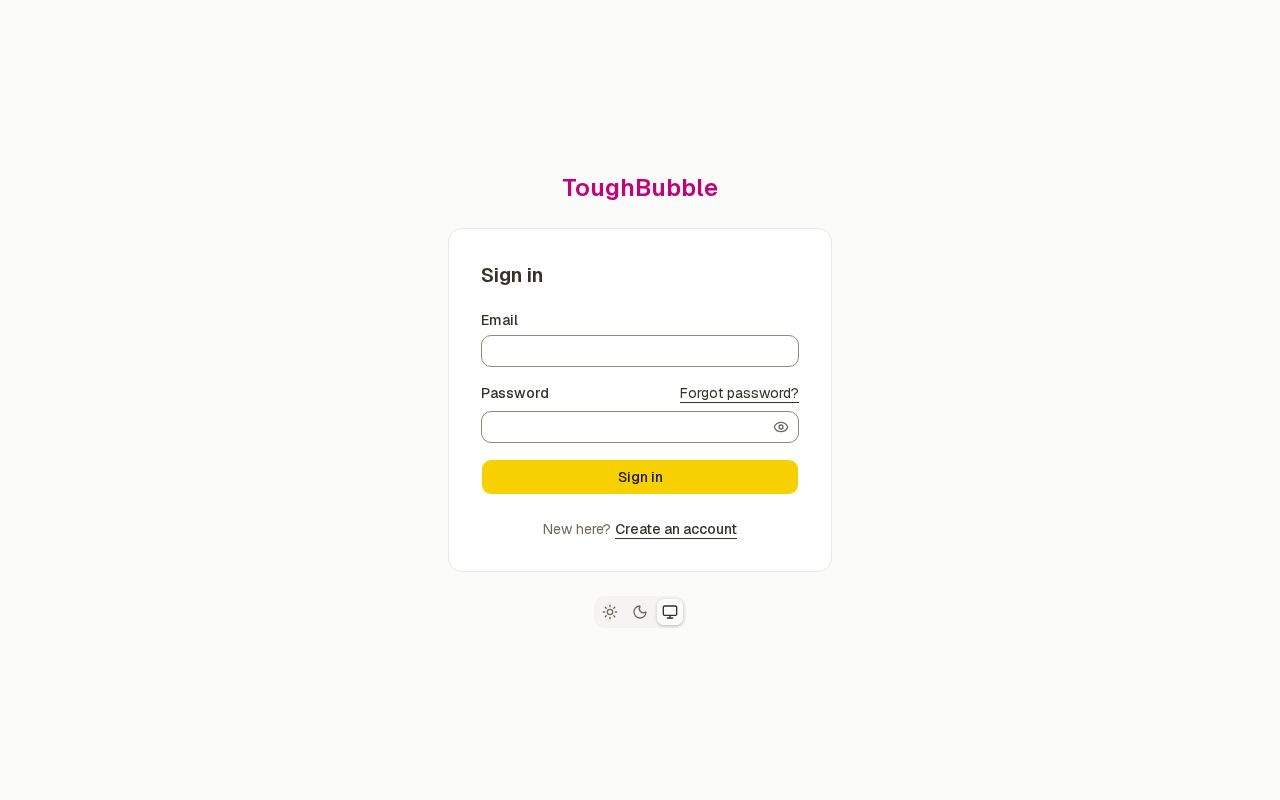 Preview of Toughbubble