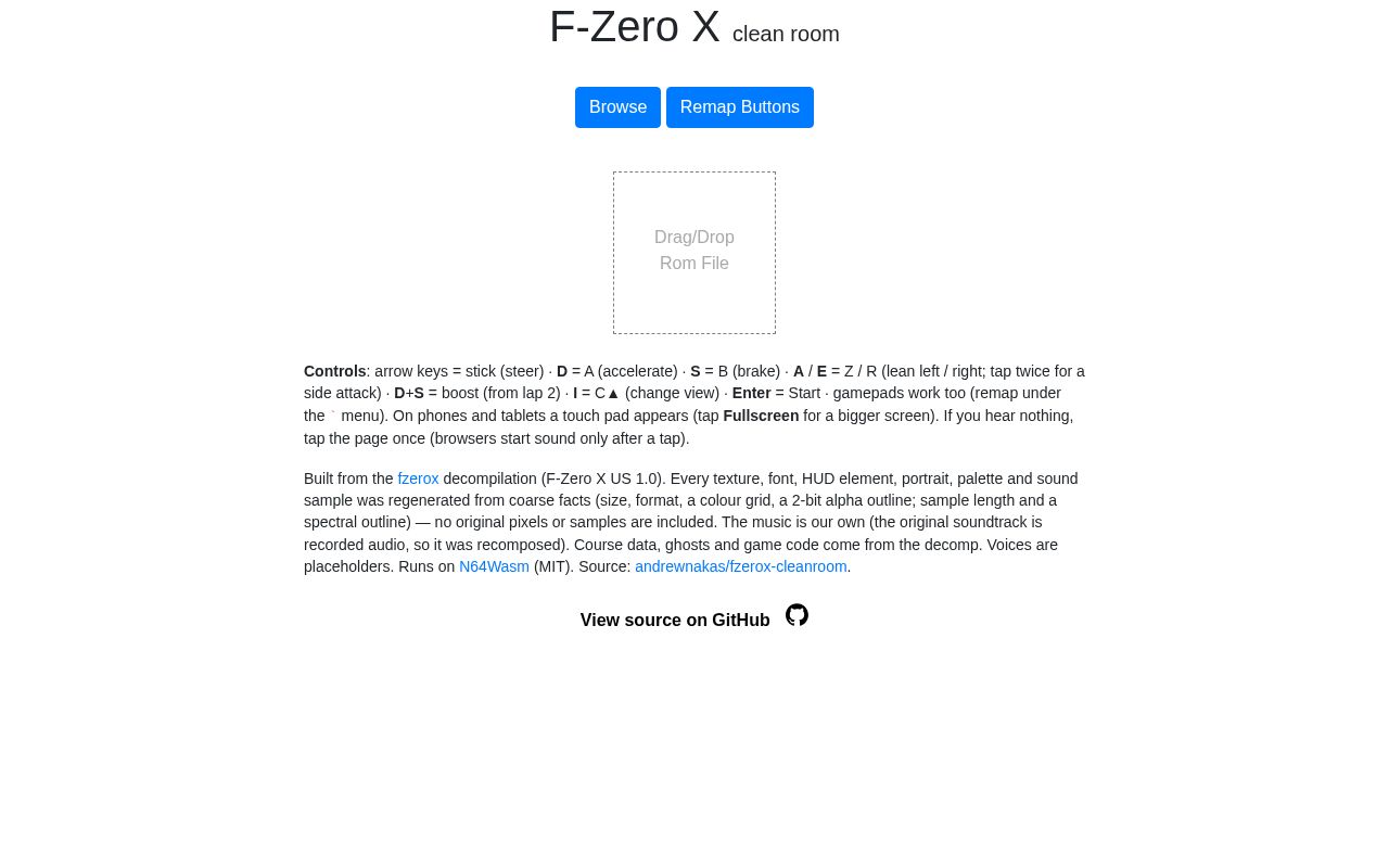 Preview of Fzerox Cleanroom