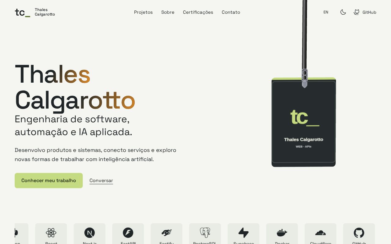 Preview of Tcalgarotto Github Io
