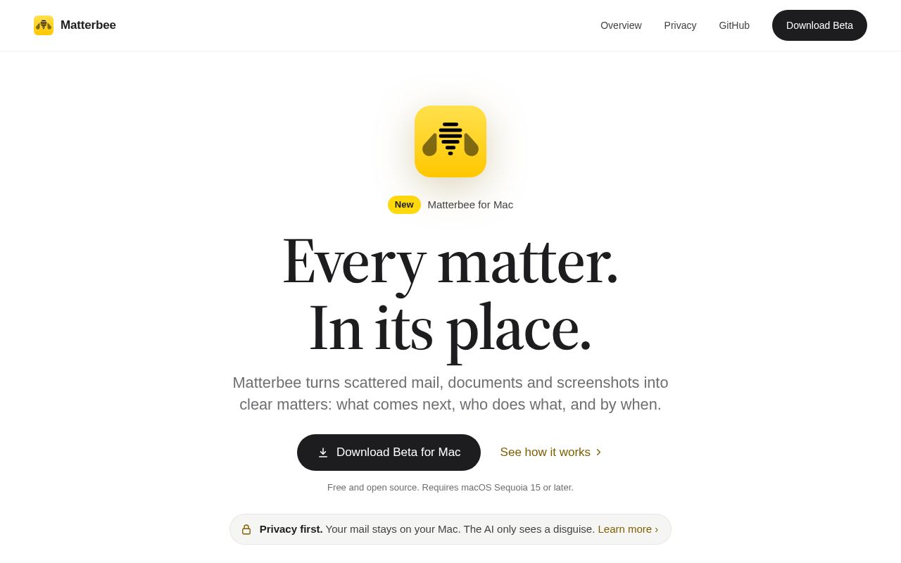 Preview of Matterbee