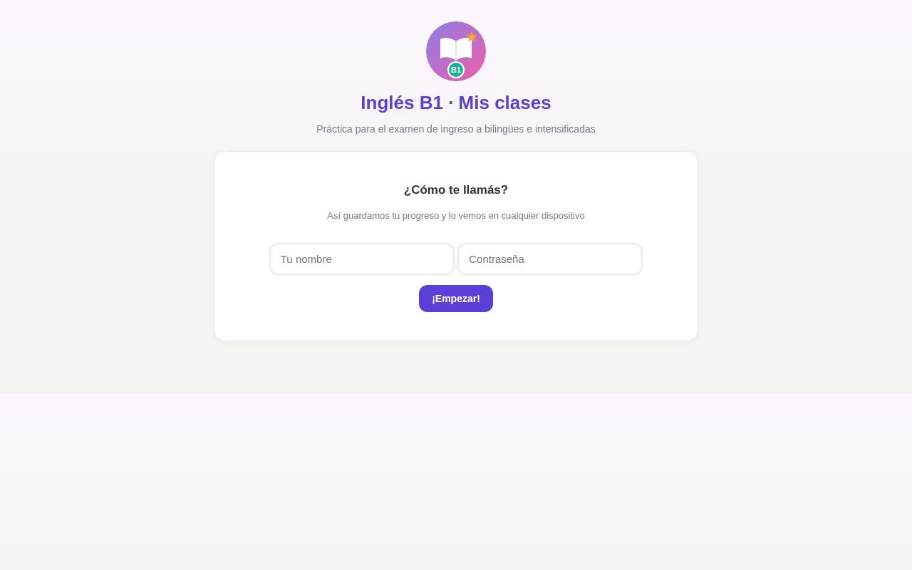 Preview of Ingles B1 Clases