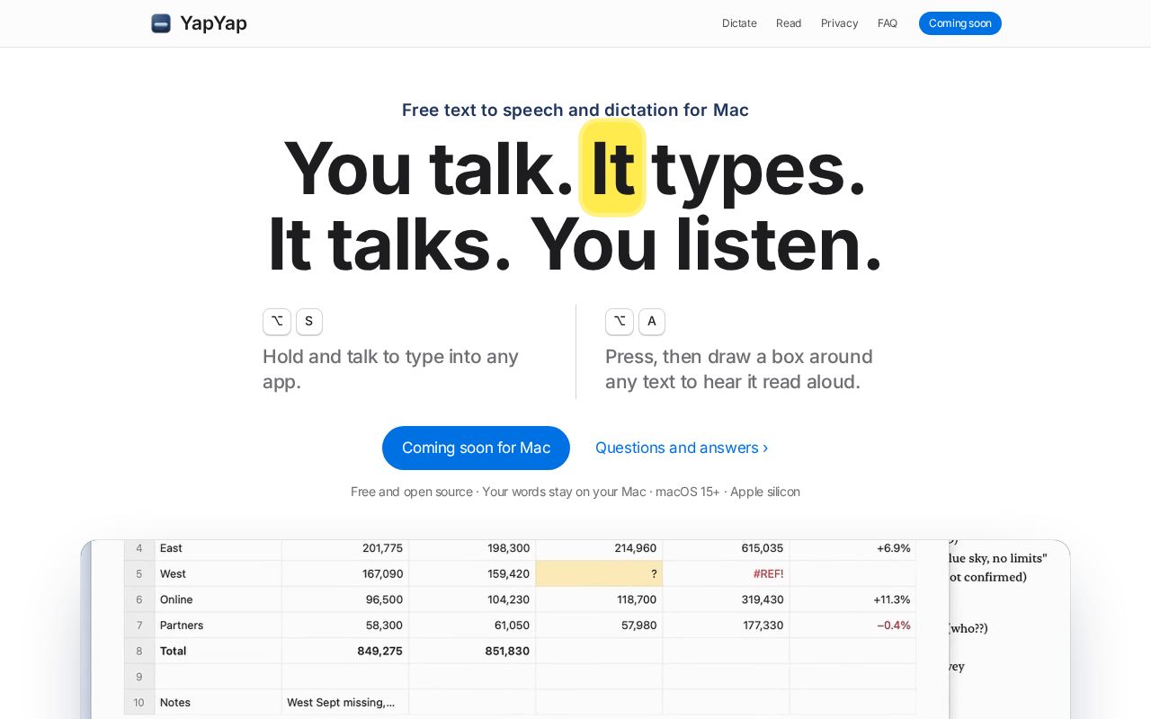 Preview of YapYap