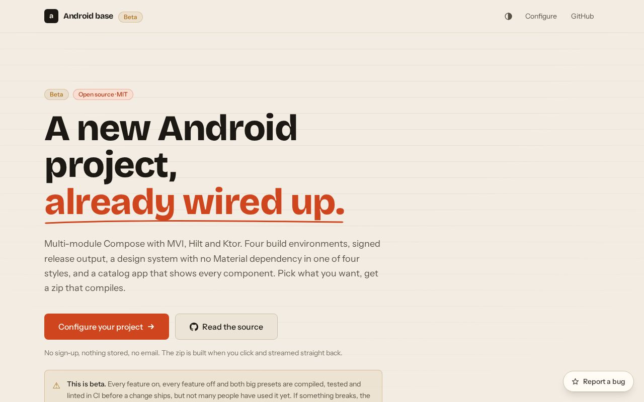 Preview of Android Base
