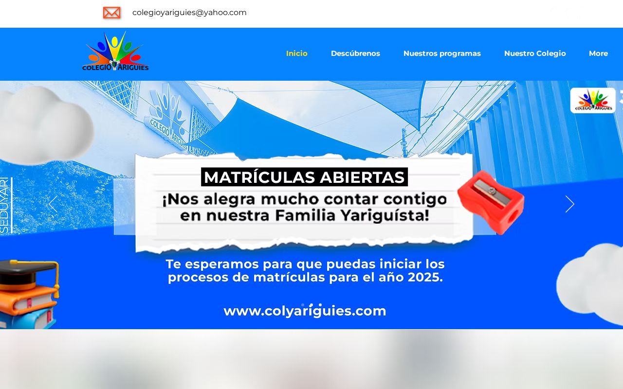 Preview of Colegio Yariguies Web