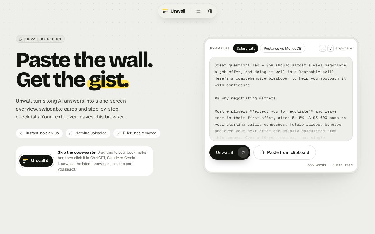 Preview of Unwall
