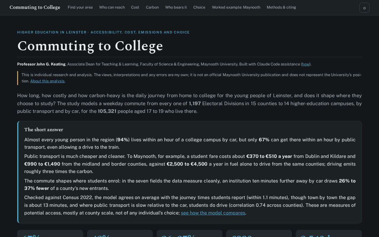Preview of Commuting To College
