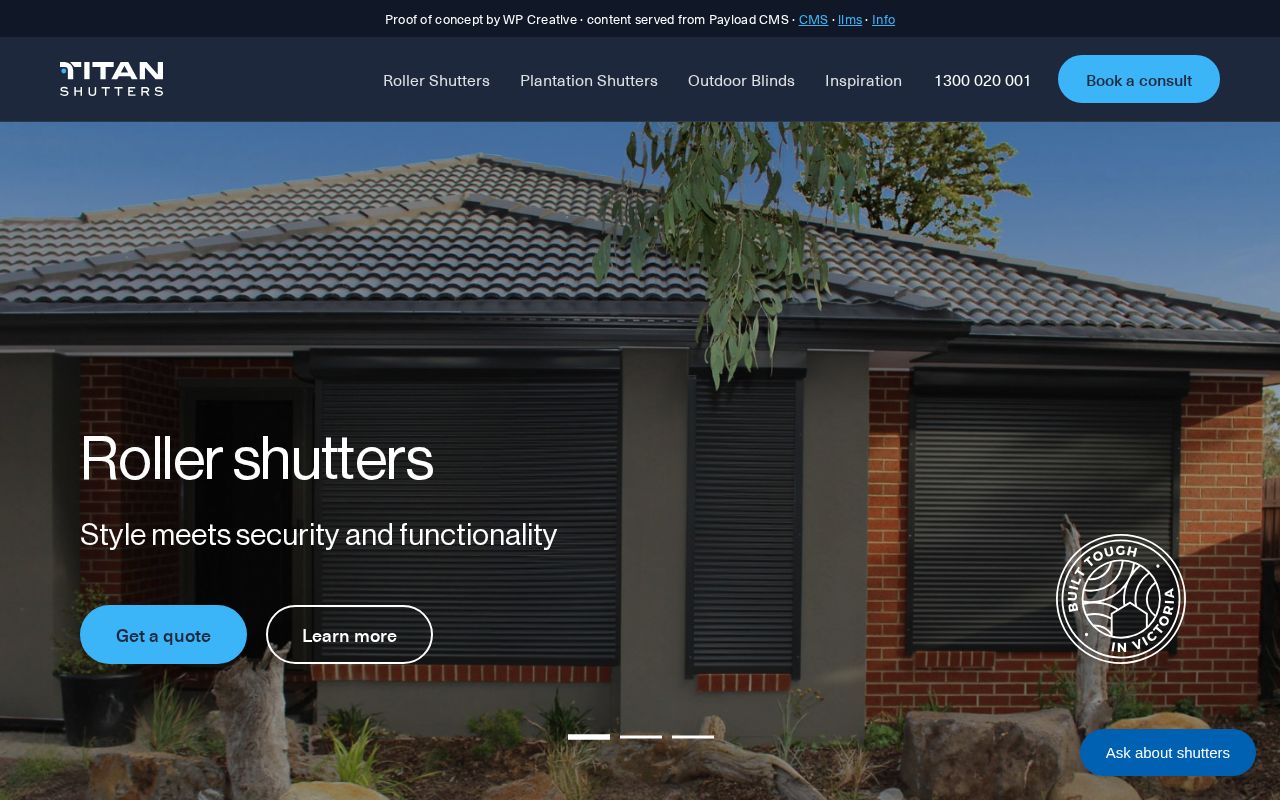 Preview of Payload CMS