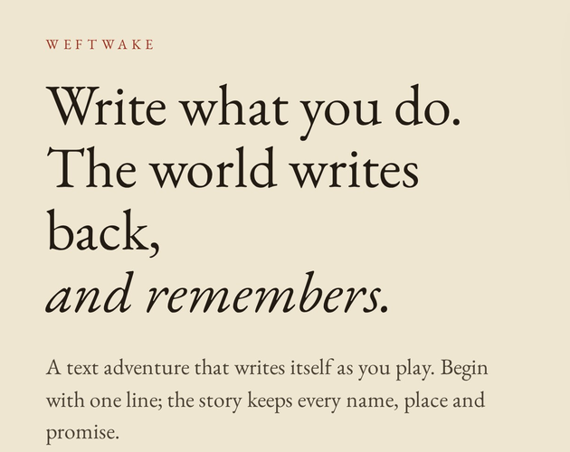 Preview of Weftwake