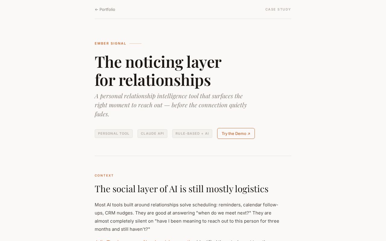 Preview of Ember Signal Project